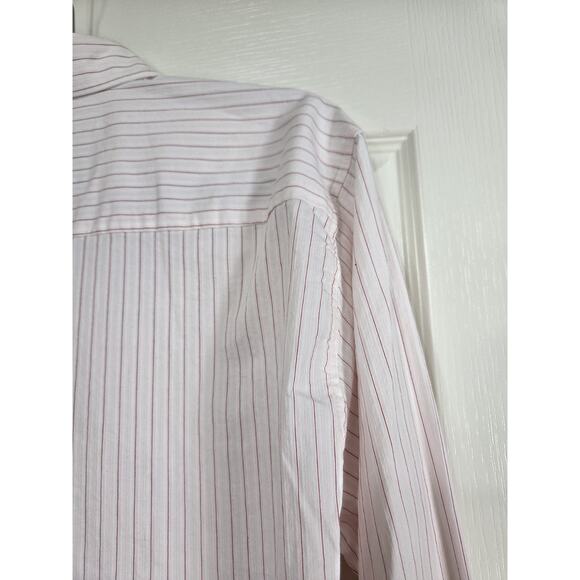 Old Frontier Clothing Co. Western Cream Red Stripe Club Collar Shirt Men's Small - Picture 13 of 14